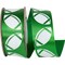 1 3/8 in Homecoming Football Ribbon: Emerald/White (25 Yards)